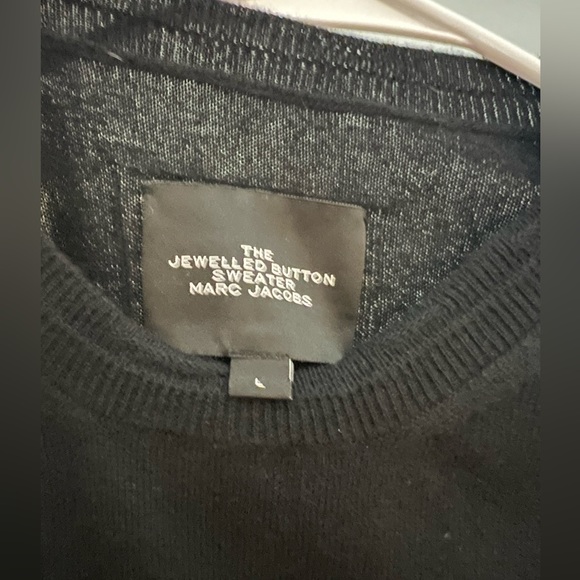 Marc Jacob’s Jewel Button Crop Sweater Size L - Picture 7 of 7